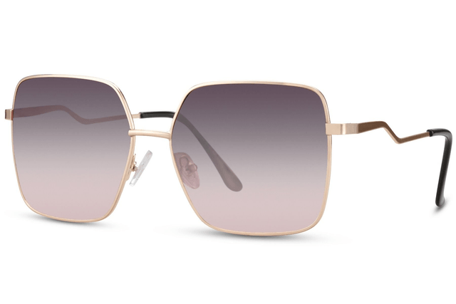 ZEPHYR Lunettes de Soleil Or/Violet