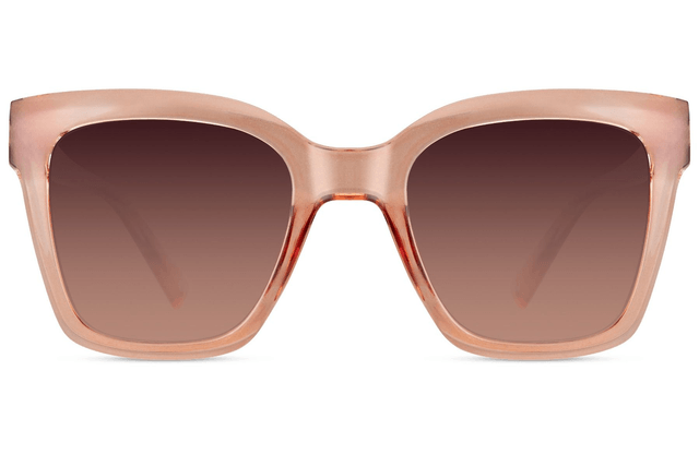 RITA Lunettes de soleil Crème Translucide/Marron