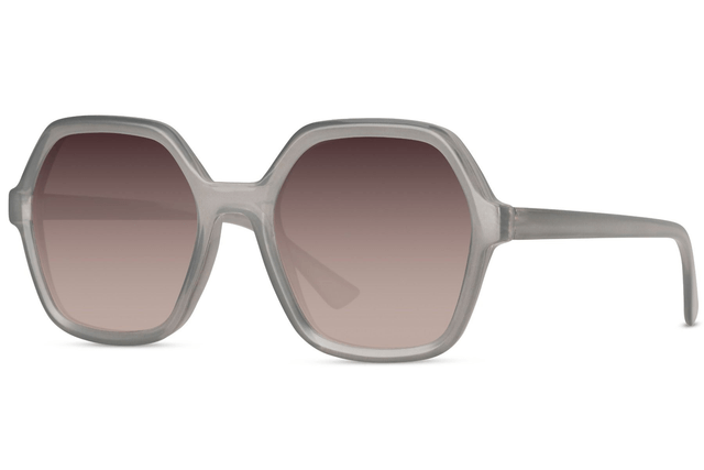 ALEXIA Lunettes de Soleil Gris/Marron