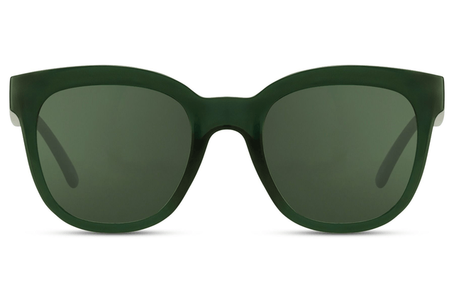 AMORE Lunettes de Soleil Vert/Vert