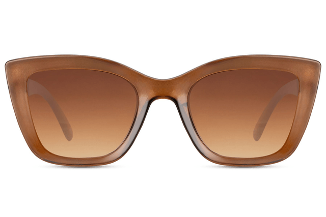 CLARA Lunettes de Soleil Marron/Marron
