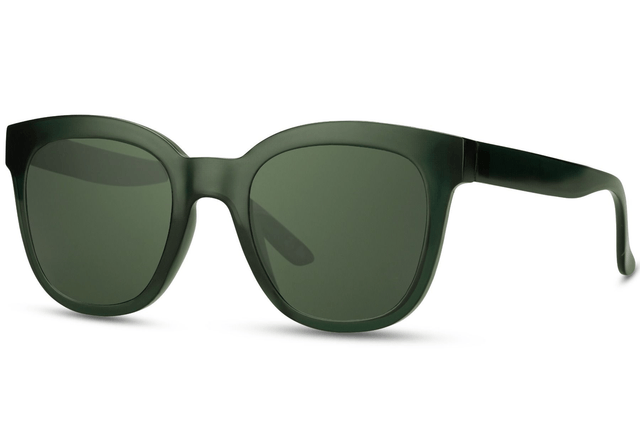 AMORE Lunettes de Soleil Vert/Vert