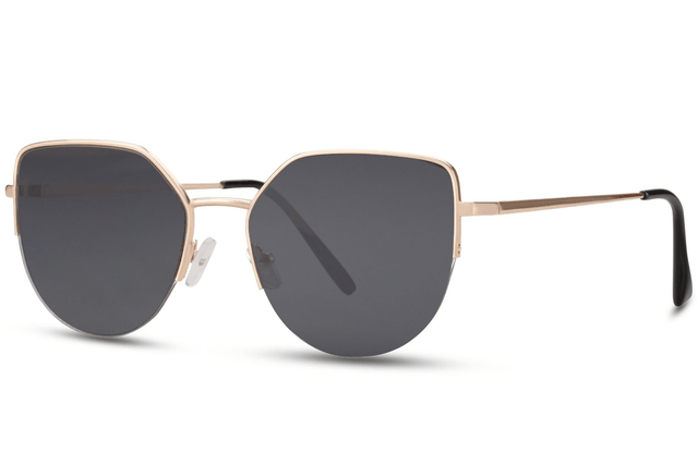 OREA Lunettes de Soleil Or/Noir