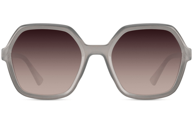ALEXIA Lunettes de Soleil Gris/Marron