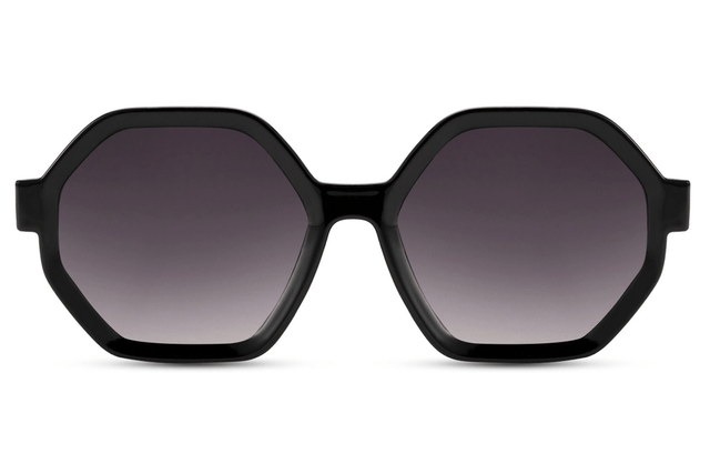 MINA Lunettes de Soleil Noir/Noir