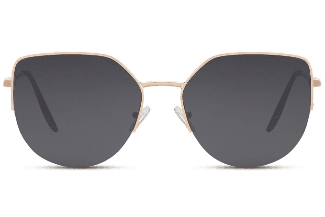 OREA Lunettes de Soleil Or/Noir