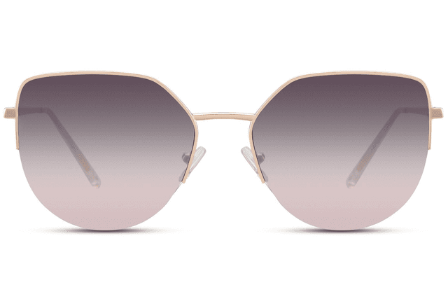 OREA Lunettes de Soleil Or/Violet