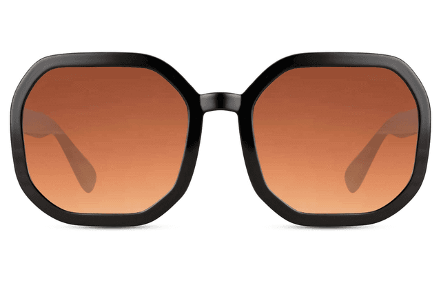 LUNA Lunettes de soleil Noir/Marron