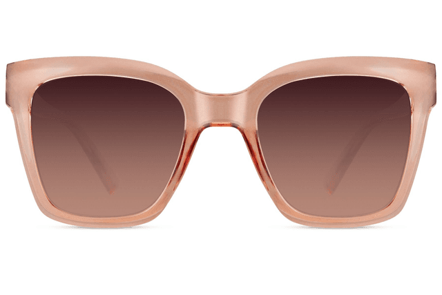 RITA Lunettes de soleil Crème Translucide/Marron