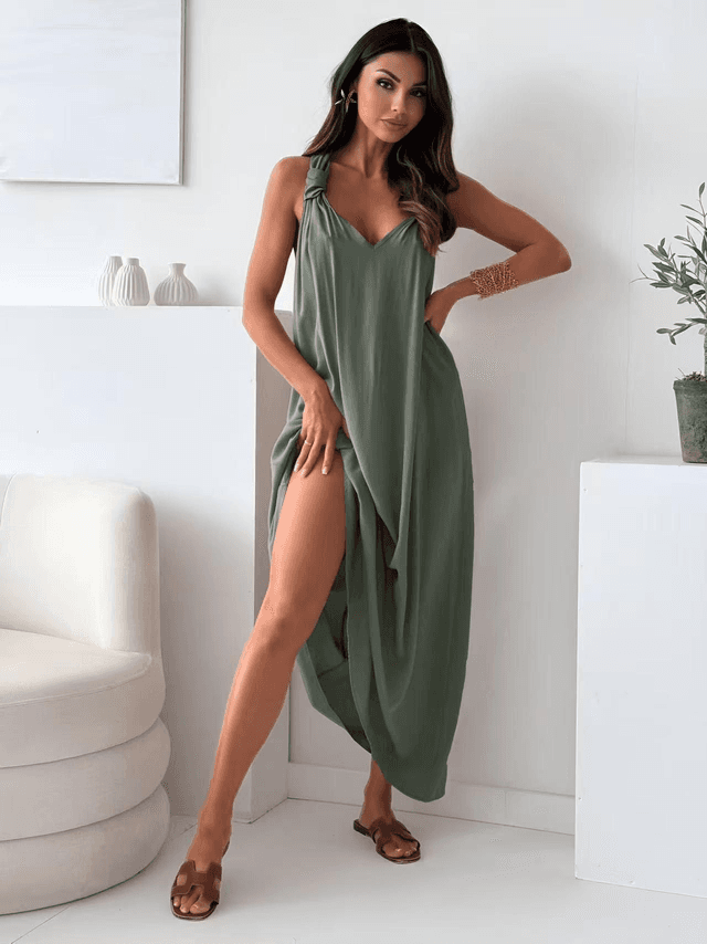 OLYMPE Robe Kaki TU (38 au 44)
