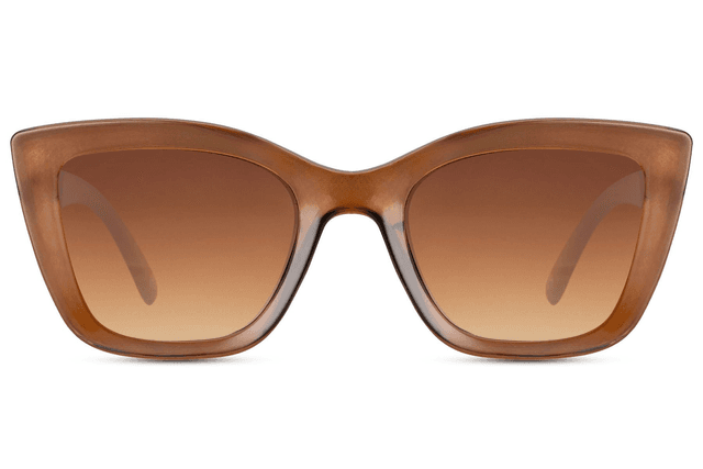 CLARA Lunettes de Soleil Marron/Marron