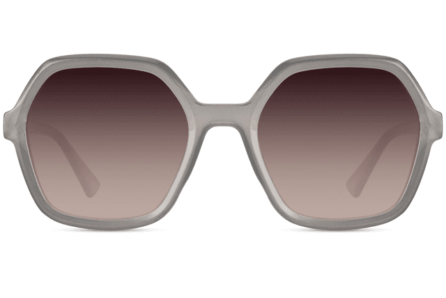 ALEXIA Lunettes de Soleil Gris/Marron